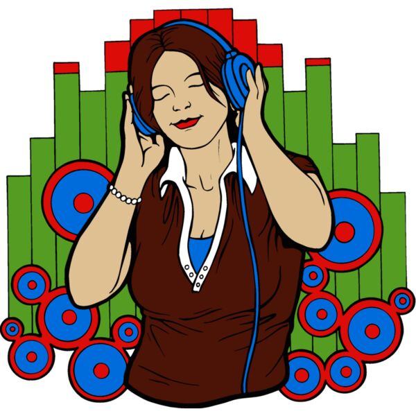 girl with headphones Thumbnail