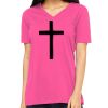Missy's Relaxed Jersey Short-Sleeve V-Neck T-Shirt Thumbnail