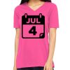 Missy's Relaxed Jersey Short-Sleeve V-Neck T-Shirt Thumbnail