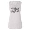 Ladies' Bella Flowy Scoop Muscle Tank Thumbnail