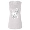 Ladies' Bella Flowy Scoop Muscle Tank Thumbnail