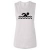 Ladies' Bella Flowy Scoop Muscle Tank Thumbnail