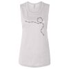 Ladies' Bella Flowy Scoop Muscle Tank Thumbnail